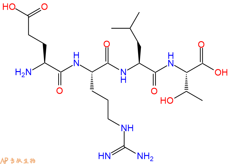 专肽生物产品H2N-Glu-Arg-Leu-Thr-OH