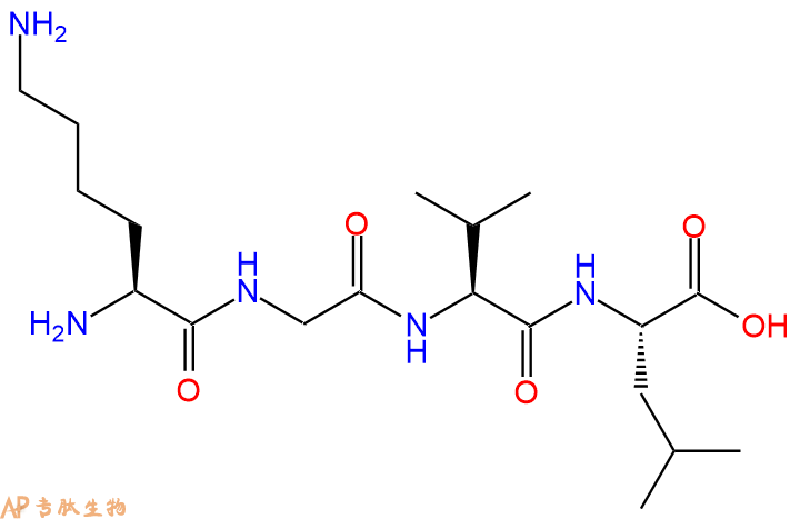 专肽生物产品H2N-Lys-Gly-Val-Leu-OH