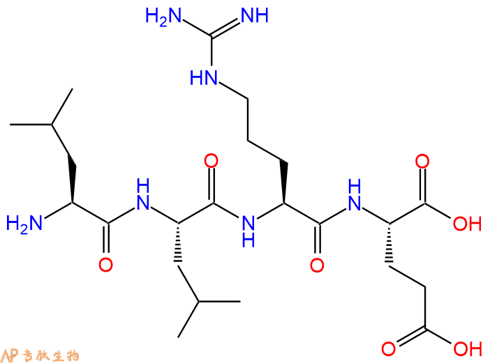 专肽生物产品H2N-Leu-Leu-Arg-Glu-OH