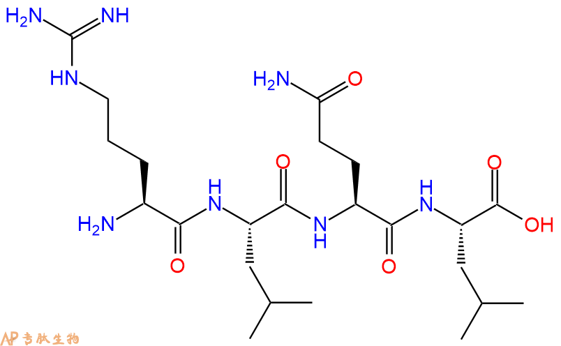专肽生物产品H2N-Arg-Leu-Gln-Leu-OH