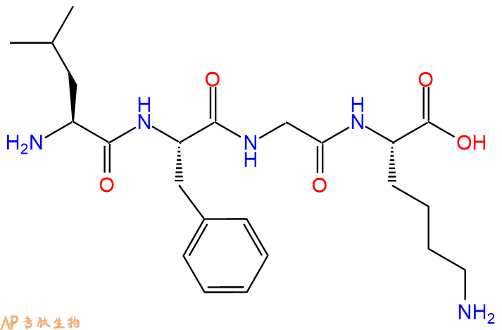 专肽生物产品H2N-Leu-Phe-Gly-Lys-OH