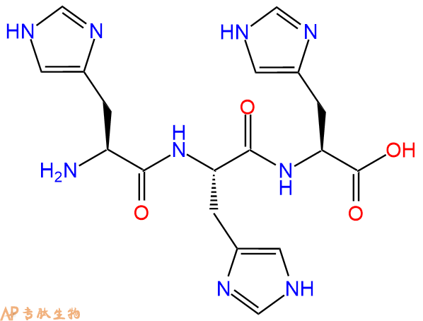专肽生物产品H2N-His-His-His-OH