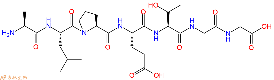 专肽生物产品H2N-Ala-Leu-Pro-Glu-Thr-Gly-Gly-OH