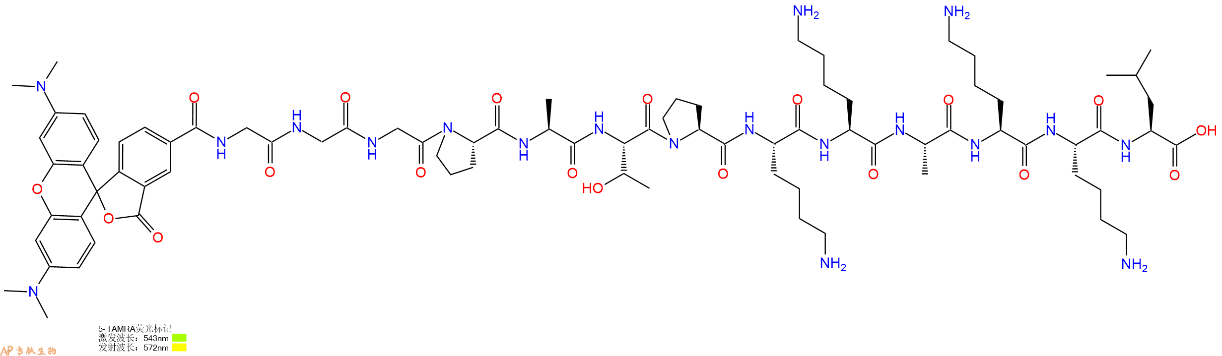专肽生物产品Histone H1-derived peptide, TAMRA labeled