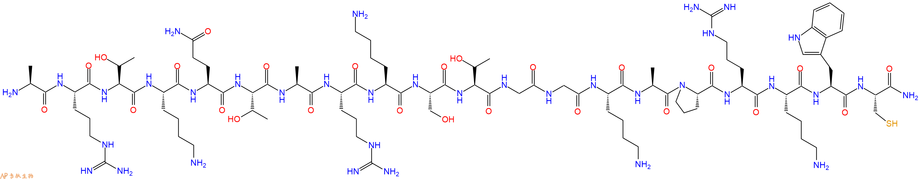 专肽生物产品Histone H3 (1-18)-WC, amide