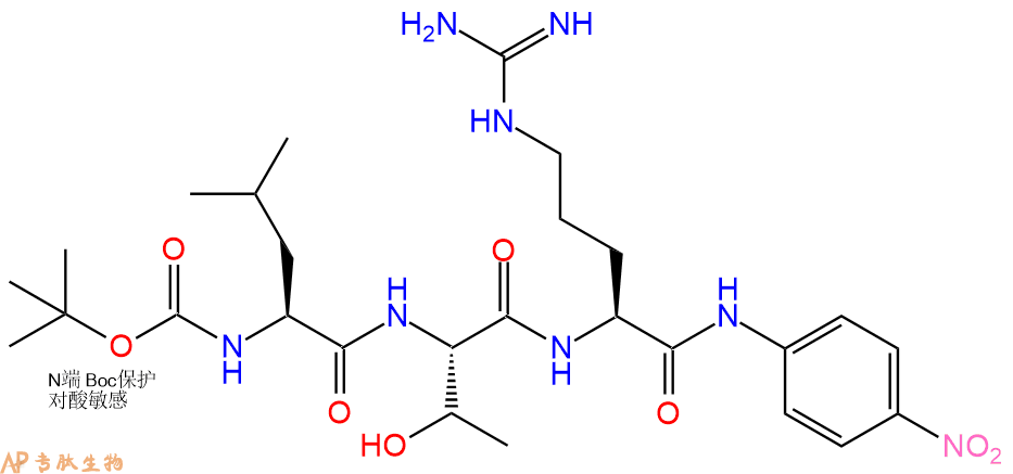 专肽生物产品Boc-Leu-Thr-Arg-pNA