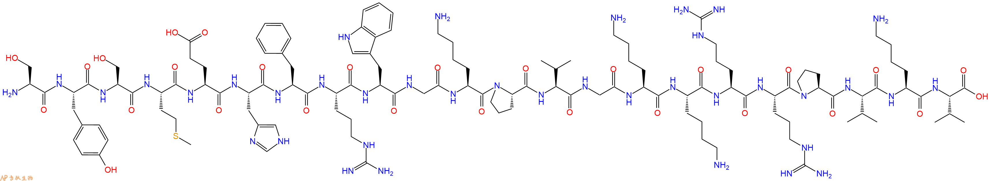 专肽生物产品促肾上腺皮质激素ACTH (1-22) (human, mouse, rat, guinea pig)