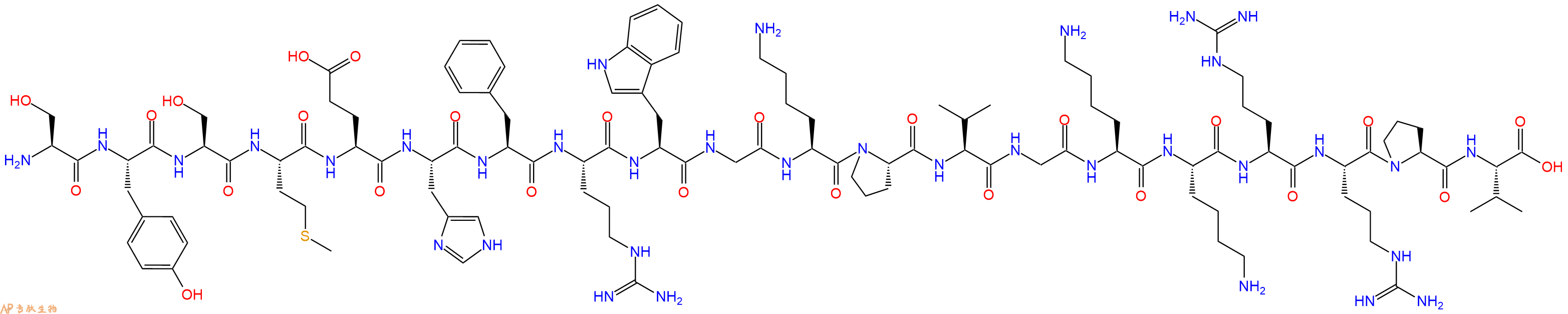 专肽生物产品促肾上腺皮质激素ACTH (1-20) (human, mouse, rat, guinea pig)