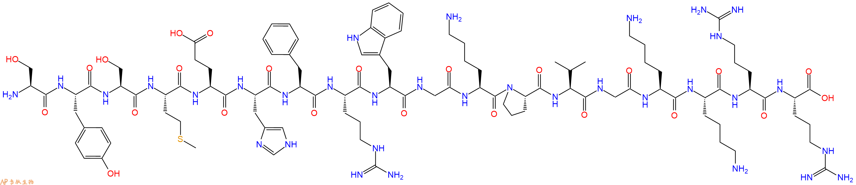 专肽生物产品促肾上腺皮质激素ACTH (1-18) (human, mouse, rat, guinea pig)