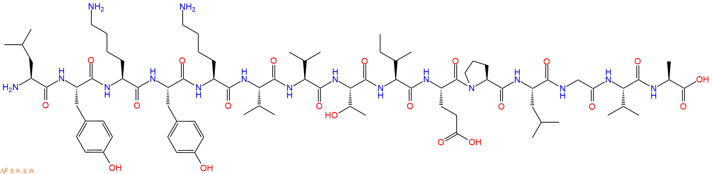 专肽生物产品HIV - 1 MN ENV - 122