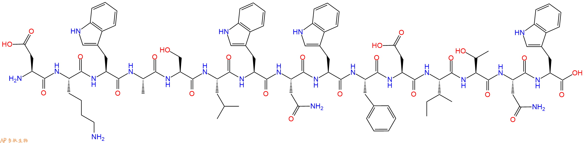 专肽生物产品HIV - 1 MN ENV - 167