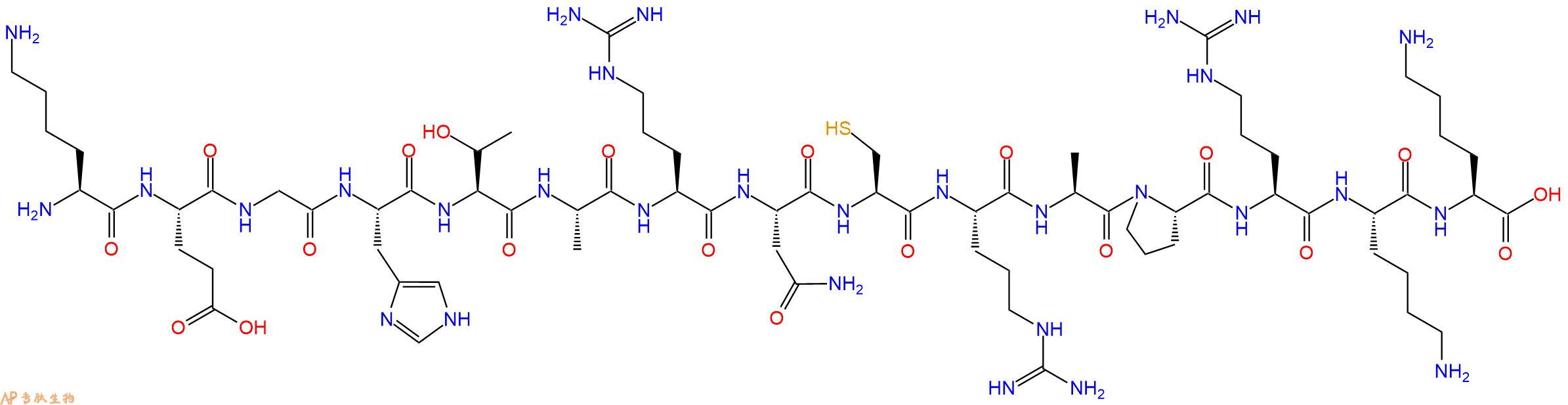 专肽生物产品HXB2 gag #100/aa397 - 411