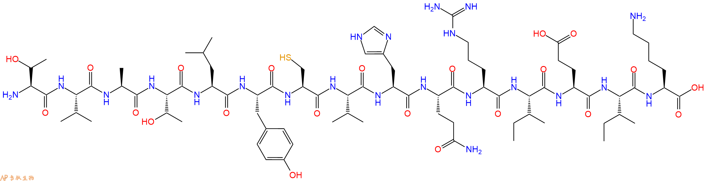 专肽生物产品HXB2 gag #21/aa81 - 95