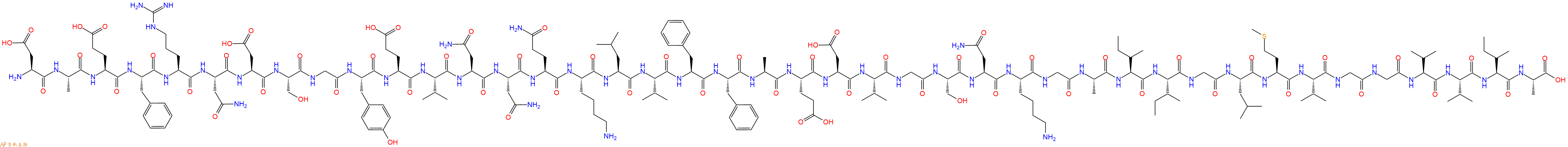 专肽生物产品Asn6,13,14-beta-Amyloid (1-42)