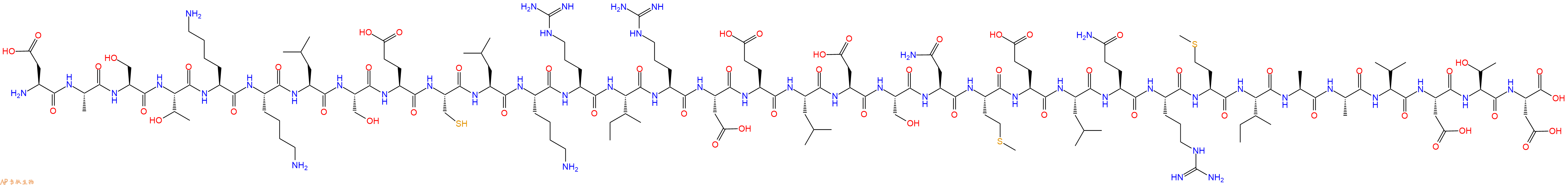 专肽生物产品Arg67Bax H2-H3 (53-86), R67 Helix 2-3 (53-86), mutant