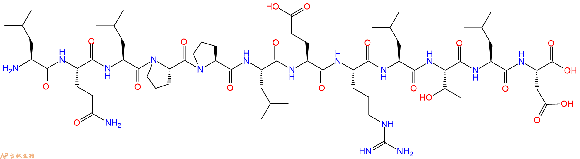 专肽生物产品Nuclear Export Signal, NES HIV Rev