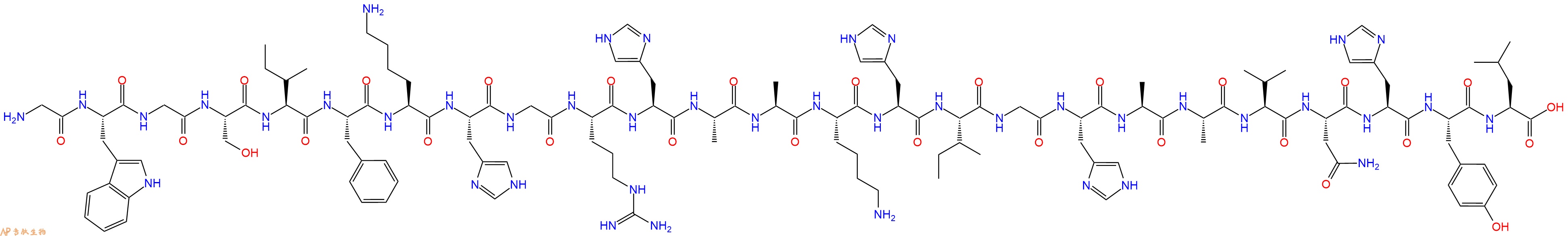 专肽生物产品Pleurocidin-like peptide WF4