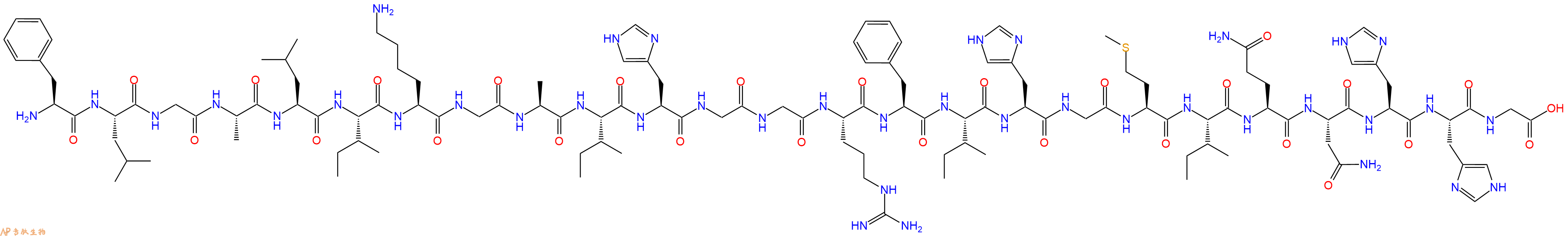 专肽生物产品Pleurocidin-like peptide WF3