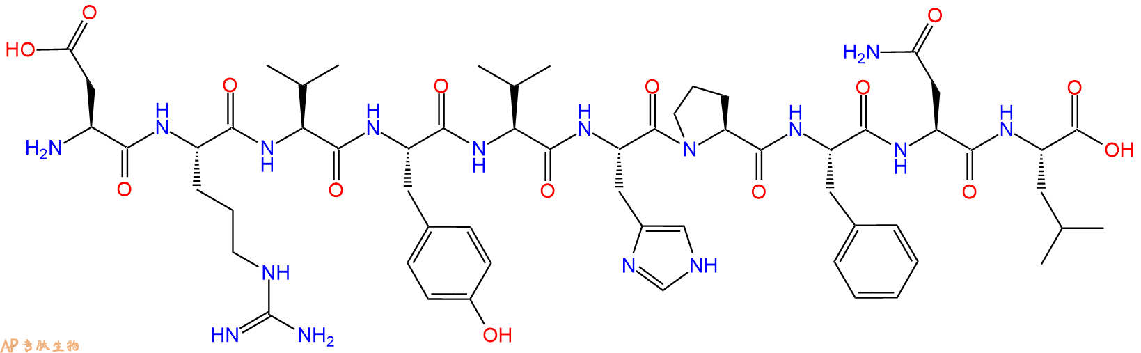 专肽生物产品(Val5,Asn9)-Angiotensin I