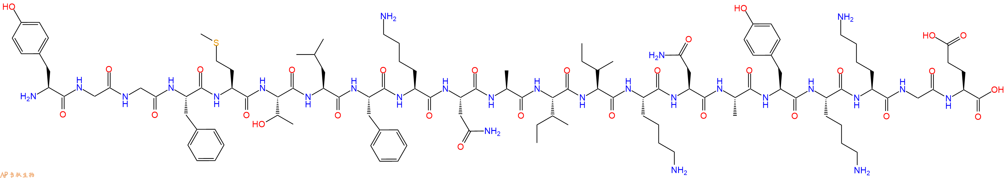 专肽生物产品&beta;-Endorphin (1-5) + (16-31), human