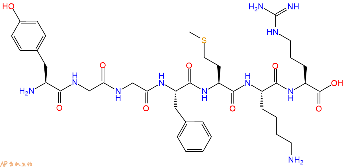 专肽生物产品Met5, Lys6, Arg7 a-Neo-Endorphin (1-7)