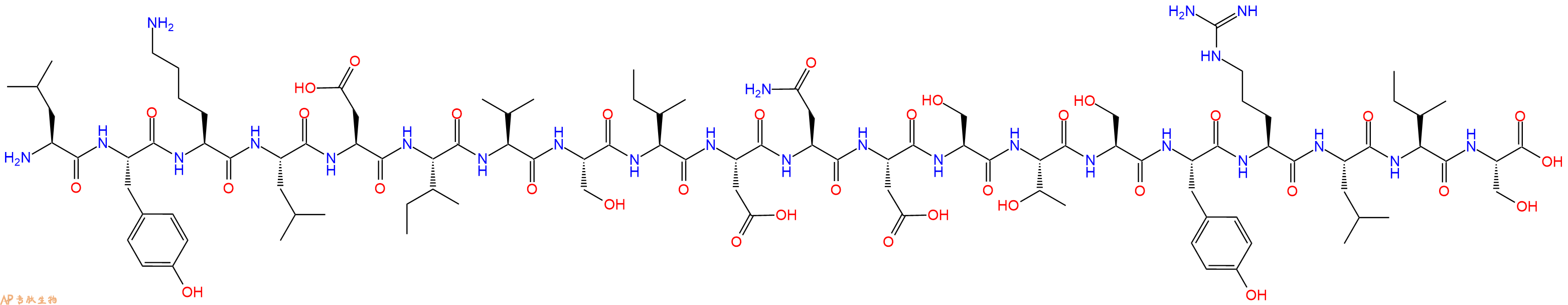 专肽生物产品HIV - 1 MN gp160 Fragment 16