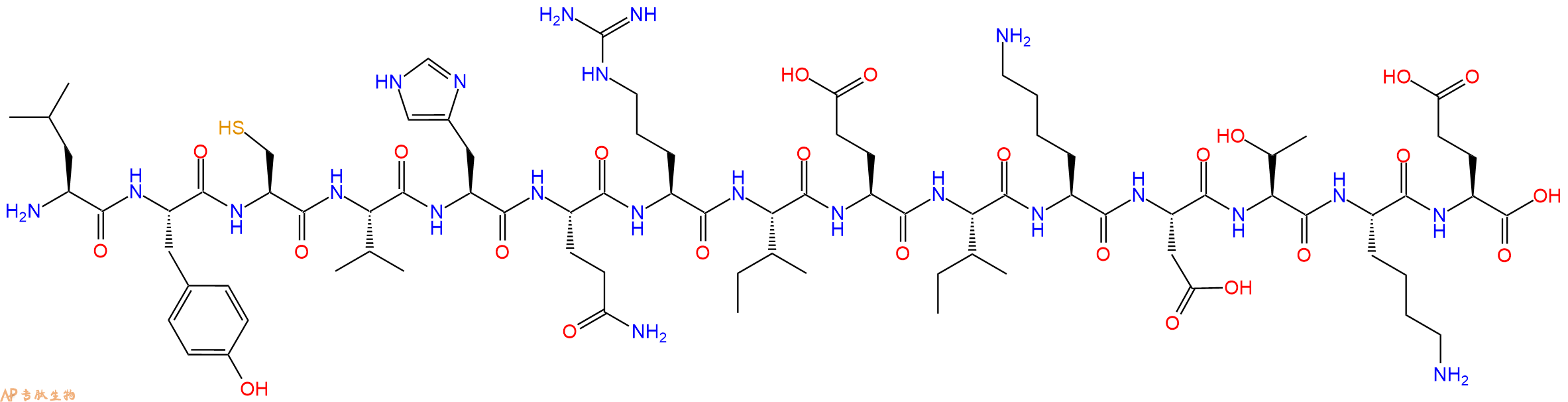 专肽生物产品HXB2 gag #22/aa85 - 99