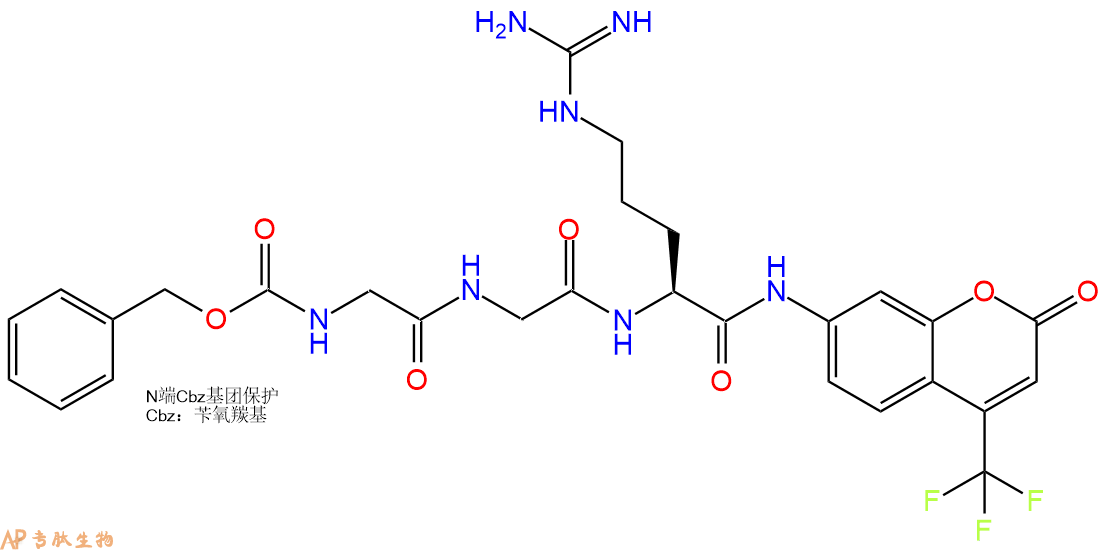 专肽生物产品Z-Gly-Gly-Arg-AFC
