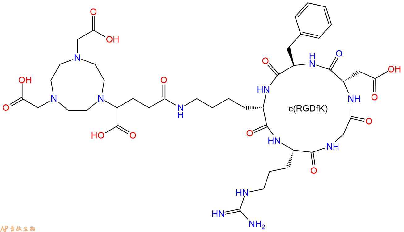 专肽生物产品NODAGA-c(RGDfK)1414595-49-5