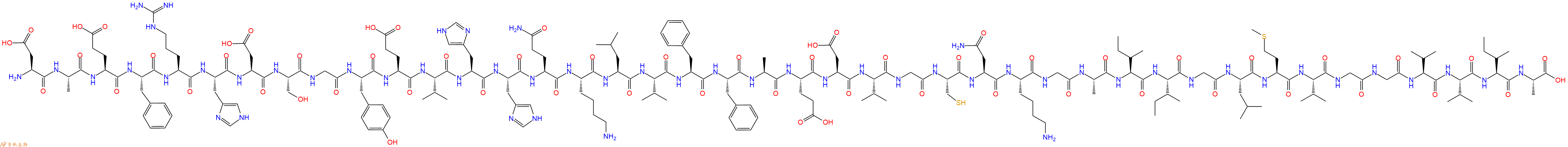 专肽生物产品Cys26-beta-Amyloid (1-42)