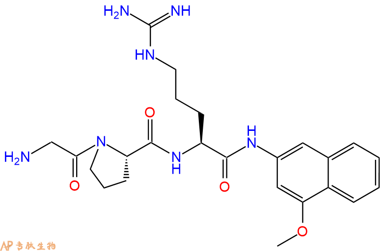 专肽生物产品凝血检测发色底物：H-Gly-Pro-Arg-4M&beta;NA &middot; 2HCl74503-74-5