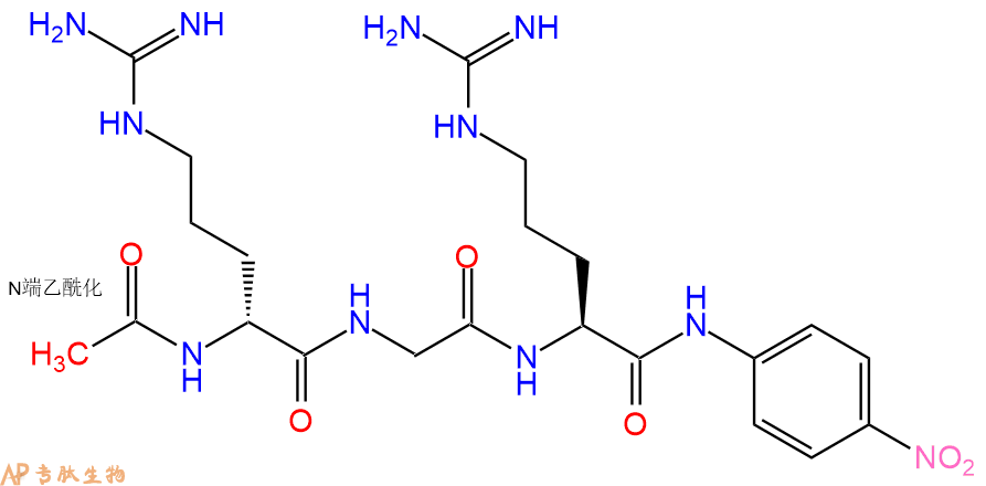 专肽生物产品S-2772：Ac-D-Arg-Gly-Arg-pNA &middot; 2HCl