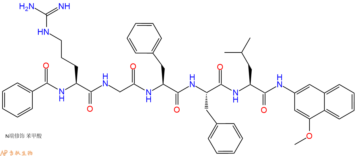 专肽生物产品Bz-Arg-Gly-Phe-Phe-Leu-4M&beta;NA trifluoroacetate salt99112-24-0
