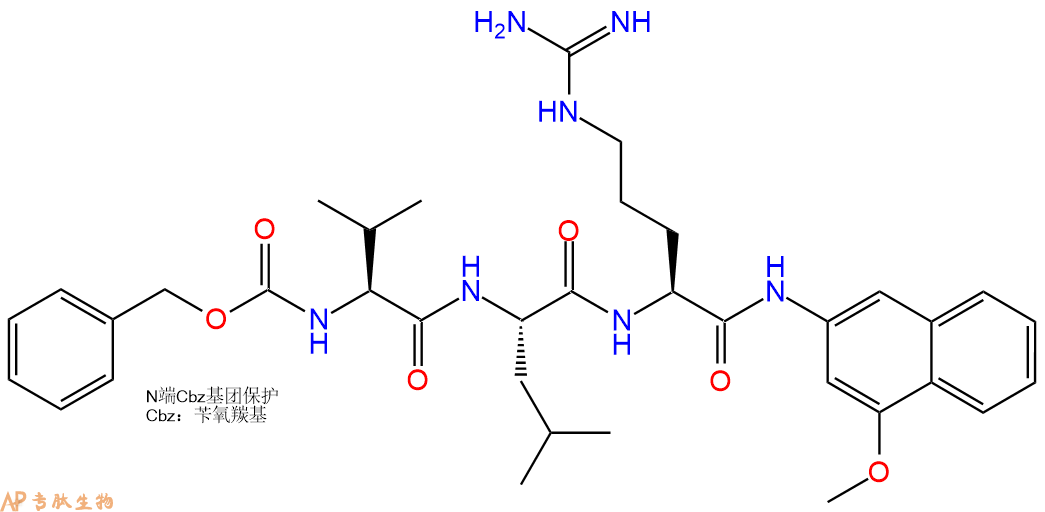 专肽生物产品Z-Val-Leu-Arg-4M&beta;NA &middot; HCl105317-35-9